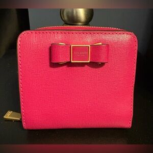Kate Spade Pink Bow Accent Wallet